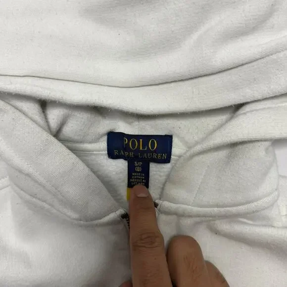 Polo Ralph Lauren Kids Colorblock Zip Hoodie Size 8 - Picture 4 of 6